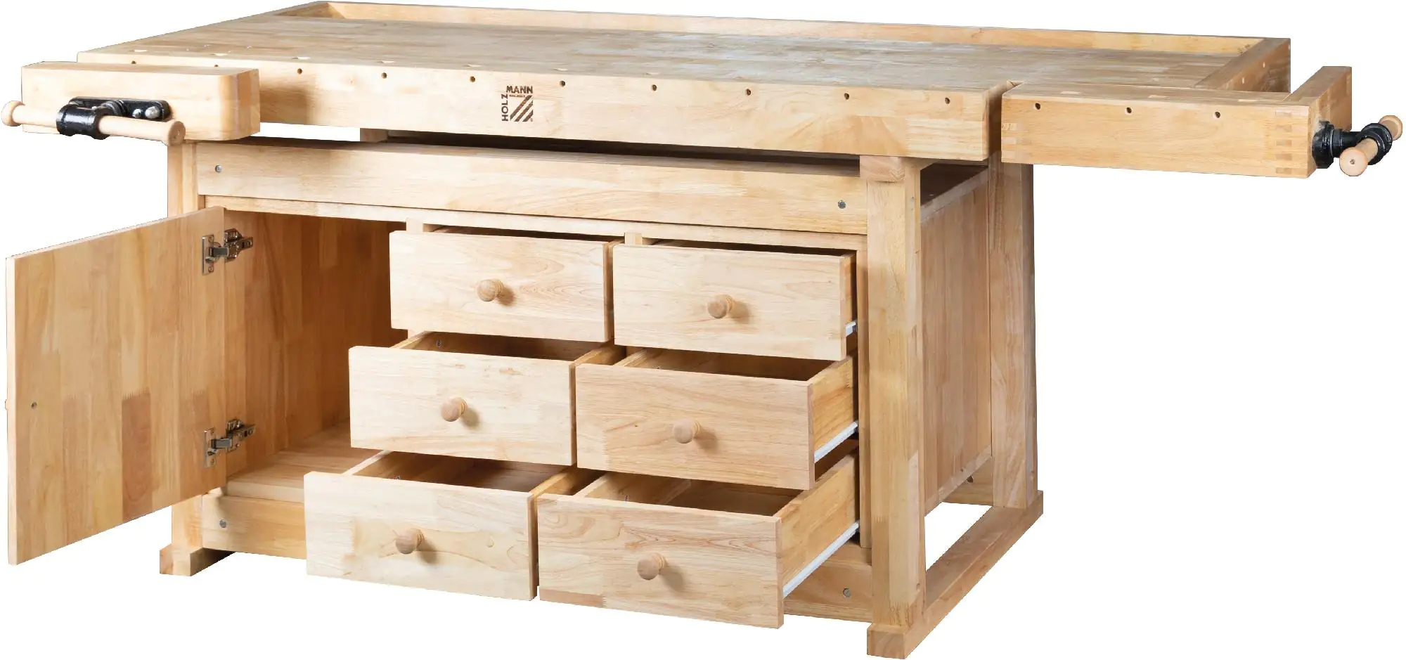 Holzmann Hobelbank WB210C inkl. 2 Hobelbankzangen