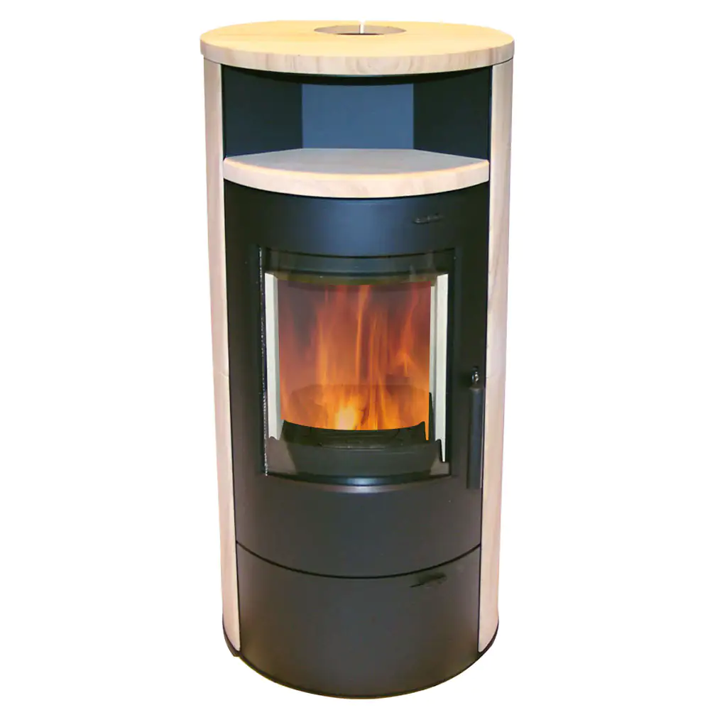 TrendLine Dauerbrandofen Vento Sandstein 7 kW mit Sichtfenster TrendLine Dauerbrandofen Vento Sandstein 7 kW mit Sichtfenster