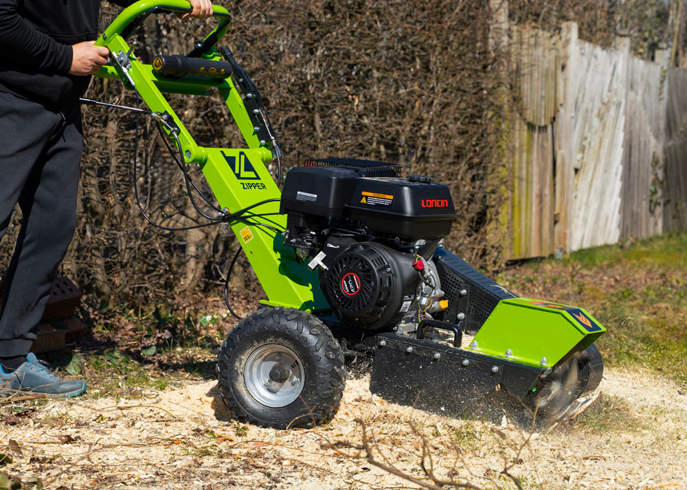 Zipper Baumstumpffräse ZI-BSF1500, Fräshöhe 600 mm, max. Neigung 15°