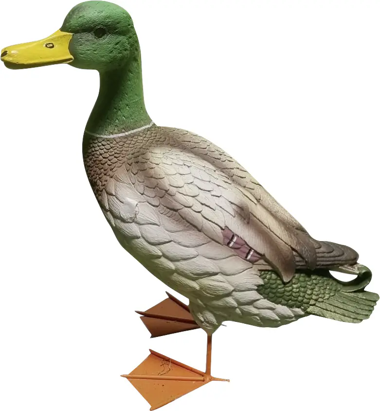 Dekofigur Ente stehend bunt 40 x 15 x 30 cm