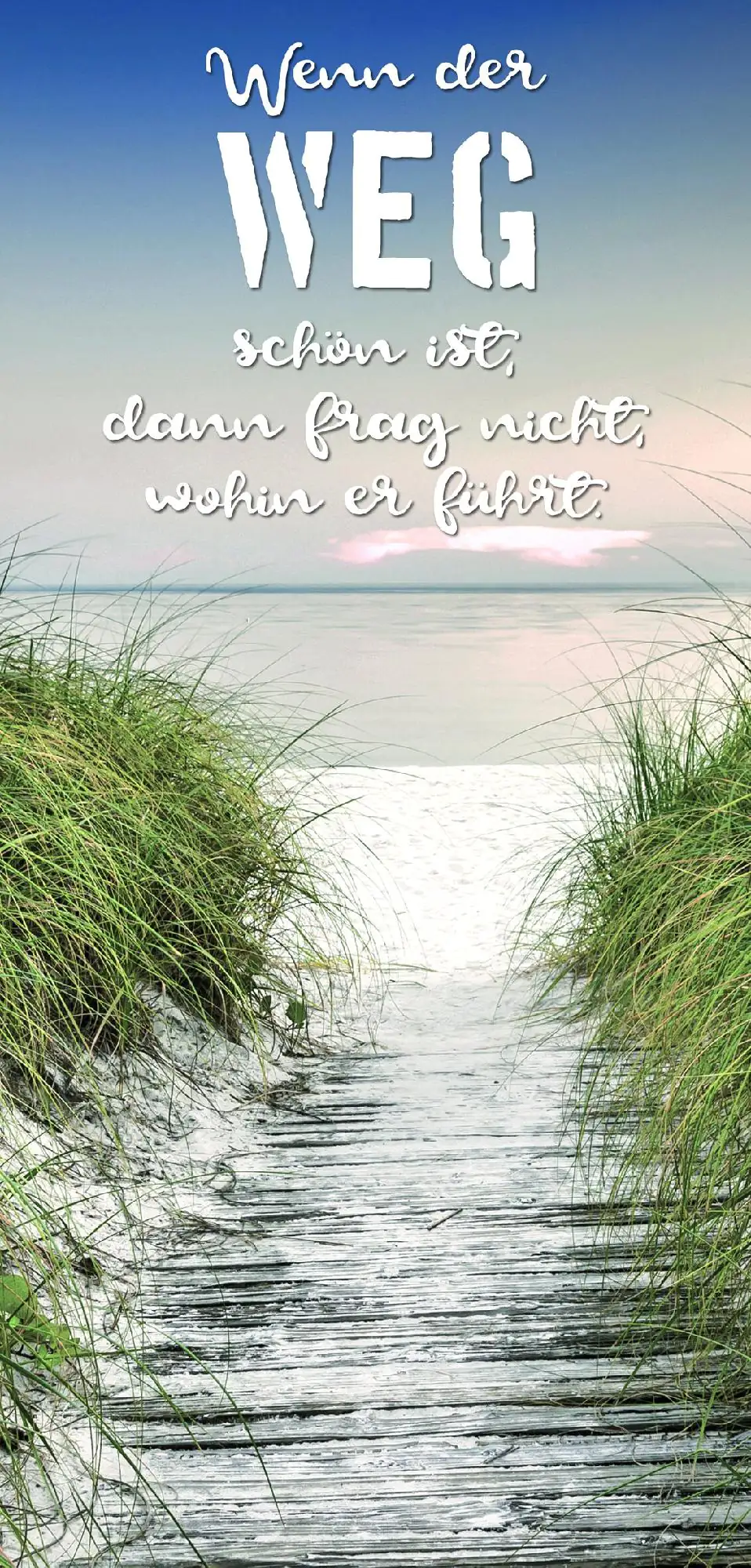 Deco-Block Bild - Weg 60 x 29 cm Deco-Block Bild - Weg 60 x 29 cm