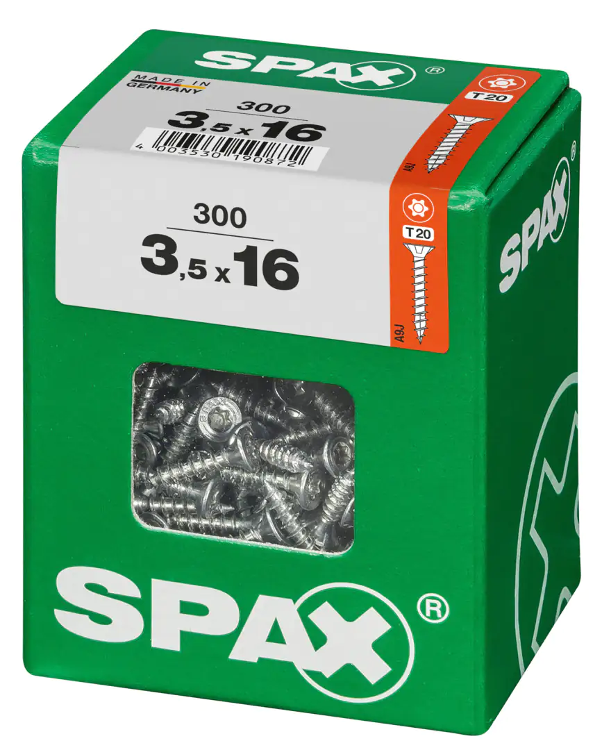 Spax Universalschrauben 3.5 x 16 mm TX 20 - 300 Stk.