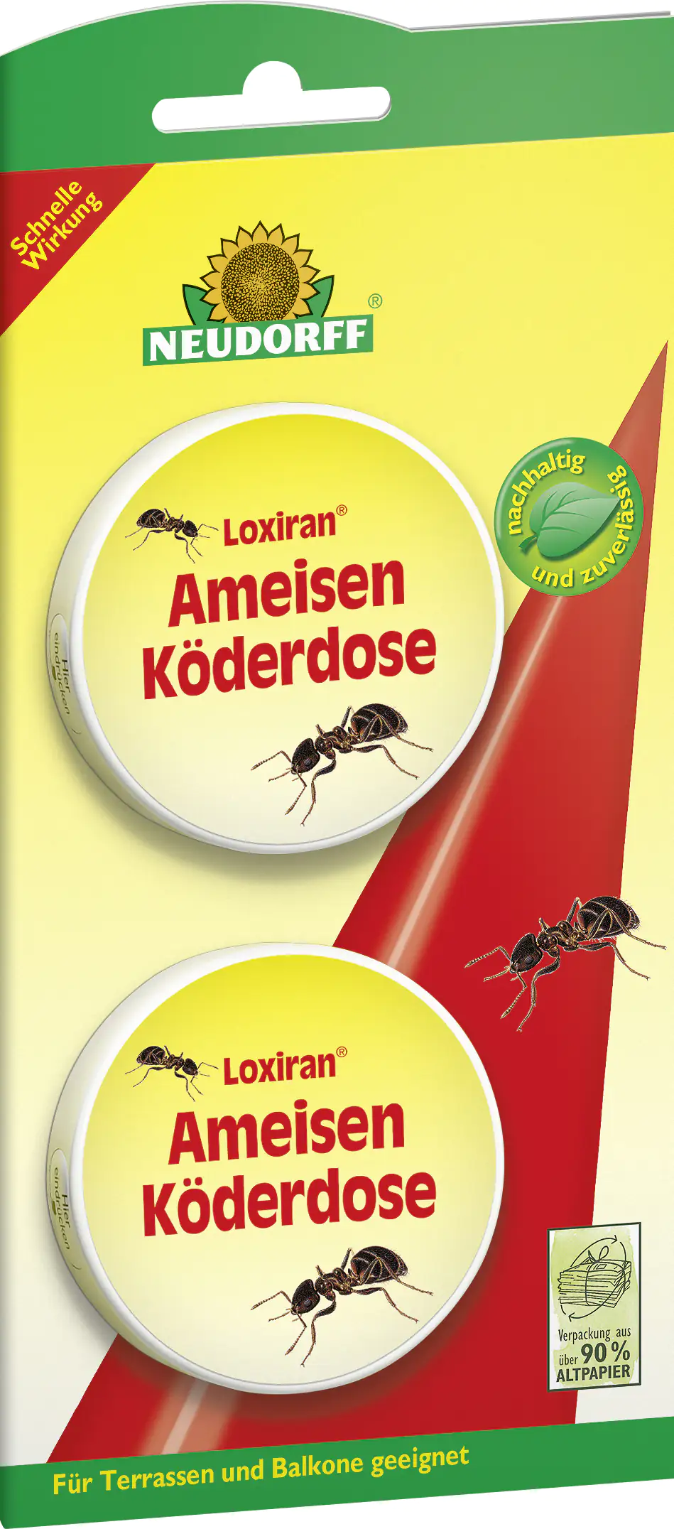 Neudorff Loxiran Ameisenköderdose 2 Stück Neudorff Loxiran Ameisenköderdose 2 Stück
