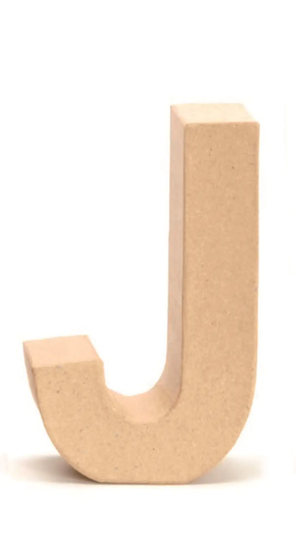 Glorex Papp-Buchstabe J 17,5 x 5,5 cm