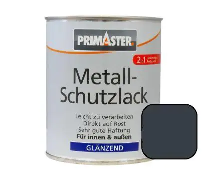 Primaster Metall-Schutzlack RAL 7016 750 ml anthrazitgrau hochglänzend