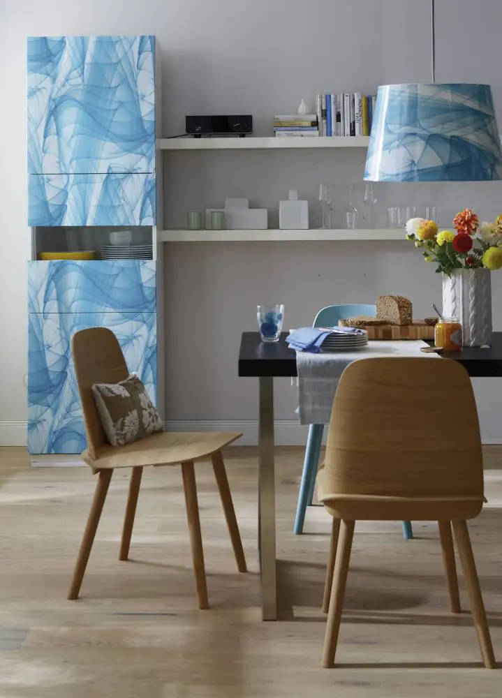 d-c-fix Selbstklebefolie Trendyline Murano blue 45 cm x 1,5 m