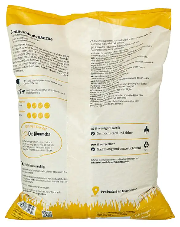 Elles Wildvogelfutter Sonnenblumenkerne 5 kg Elles Wildvogelfutter Sonnenblumenkerne 5 kg