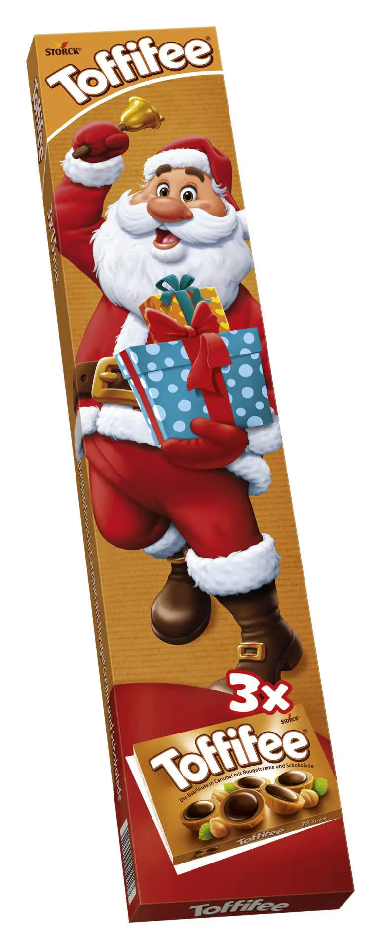 Toffifee Schokoladen-Pralinen Winterfriends 3x15er Packung 375 g