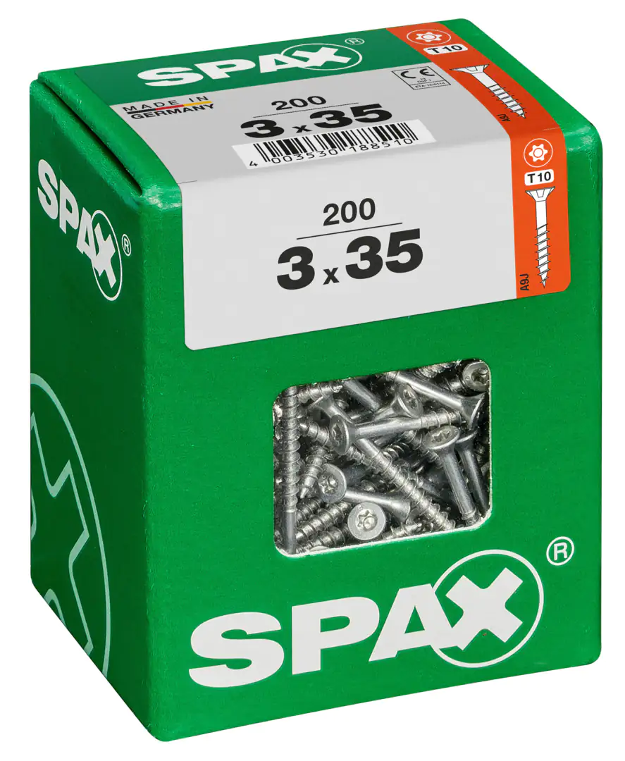 Spax Universalschrauben 3.0 x 35 mm TX 10 - 200 Stk.