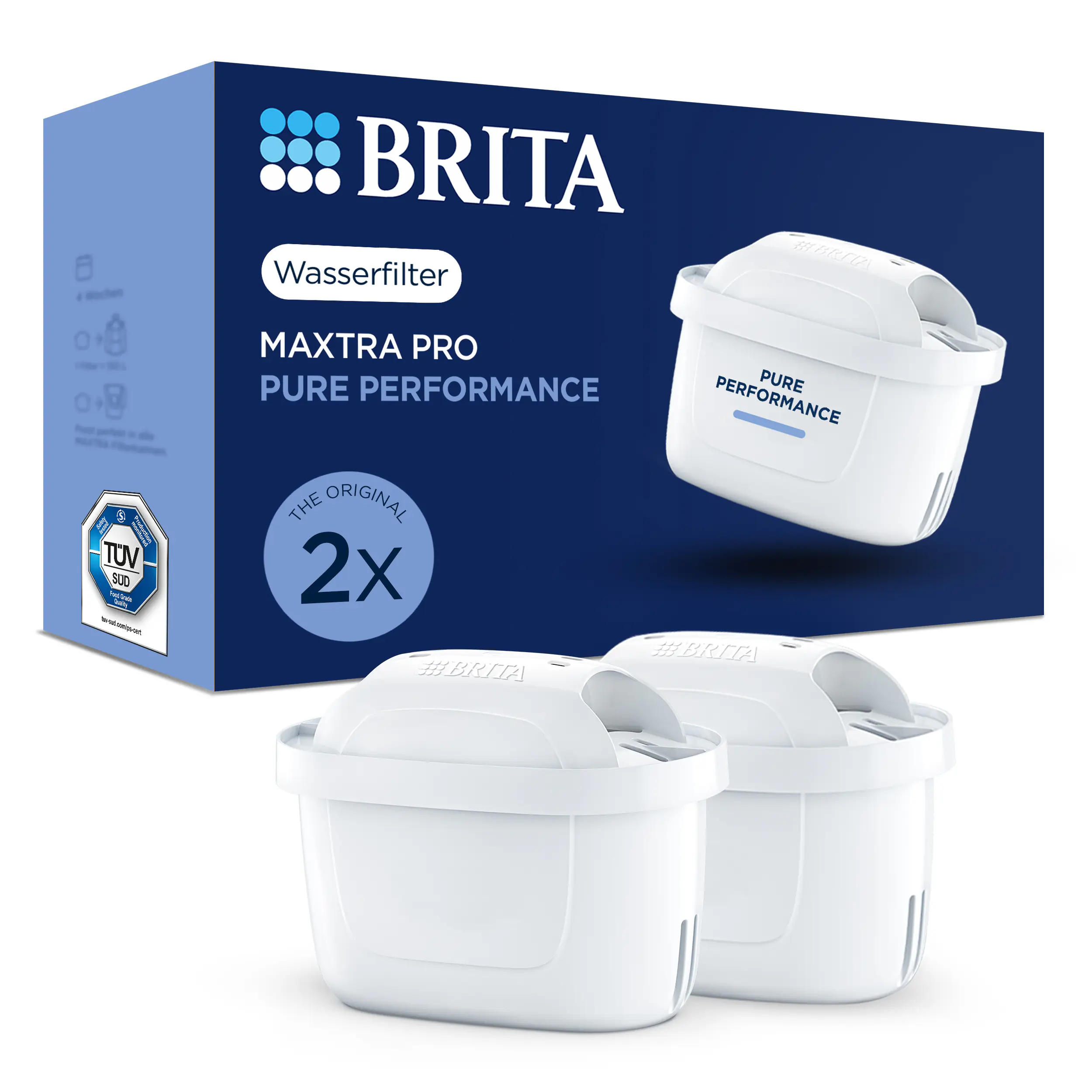 Brita Wasserfilterkartusche MAXTRA PRO Pure Performance 2er-Pack