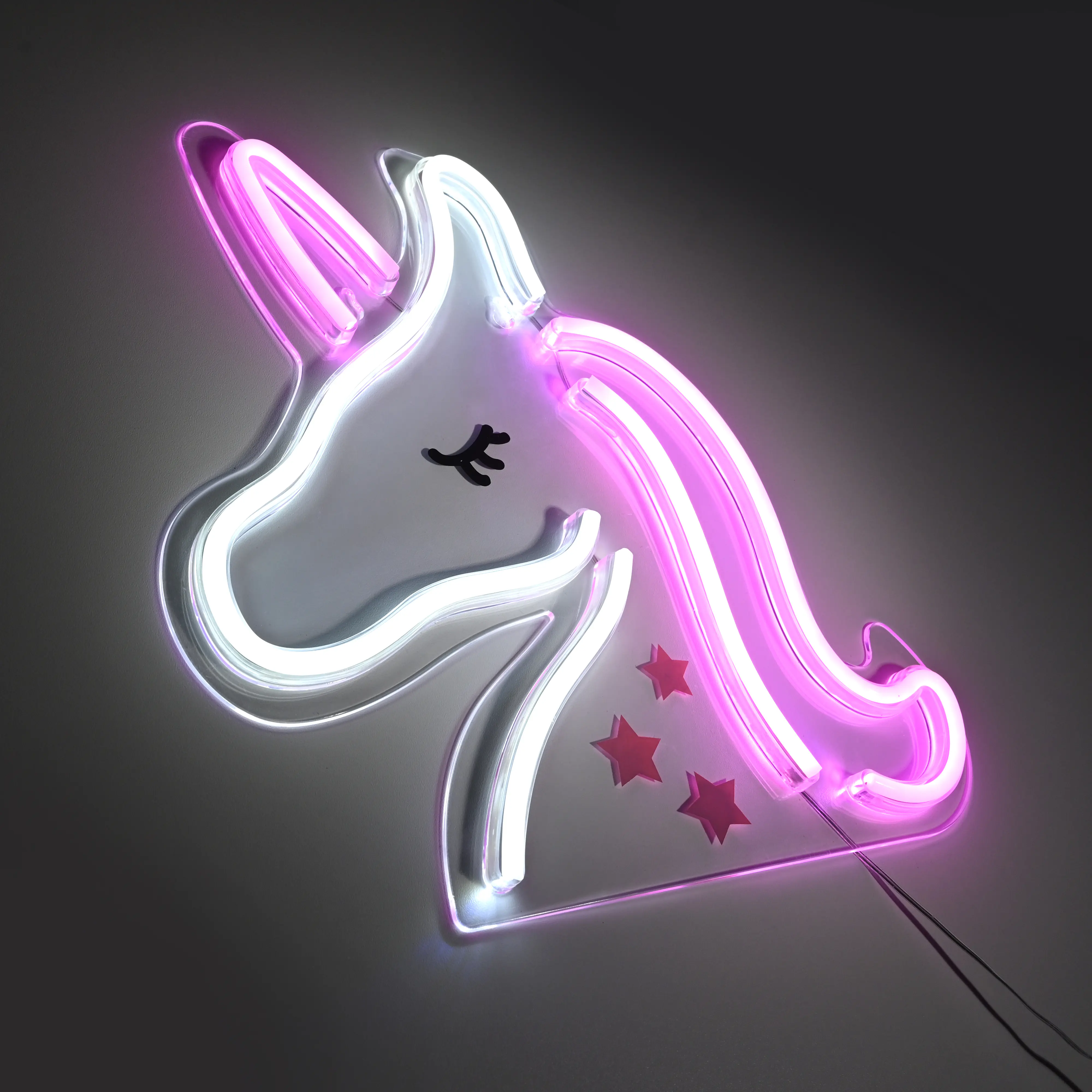 Just light LED Dekoleuchte Unicorn 33 x 1,5 x 33 cm Just light LED Dekoleuchte Unicorn 33 x 1,5 x 33 cm