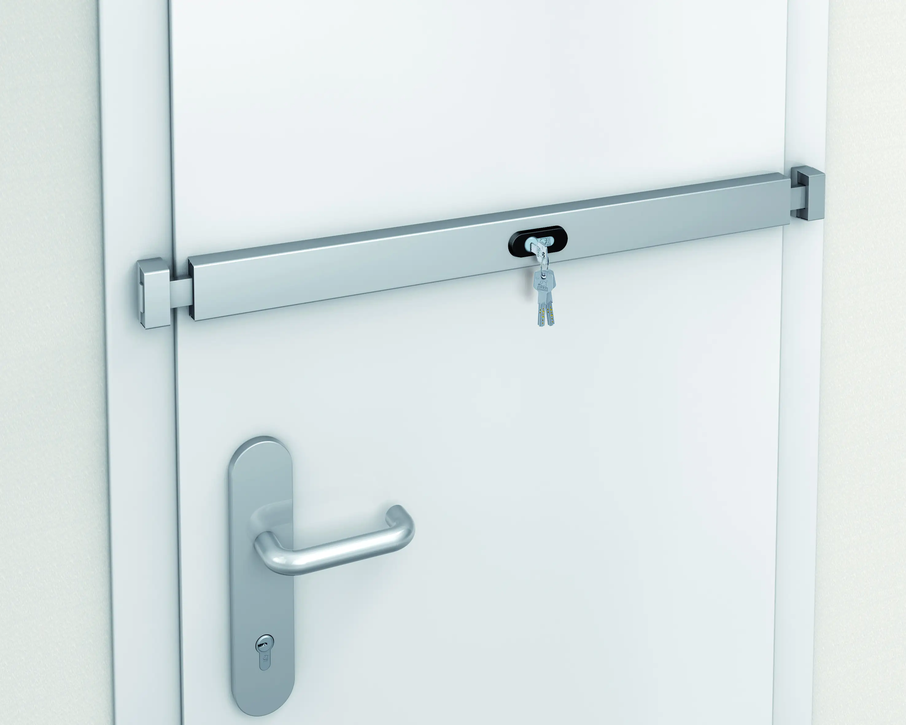 Basi Panzerriegel PR 800 Edelstahldesign, Türblattbreite 800 bis 950 mm