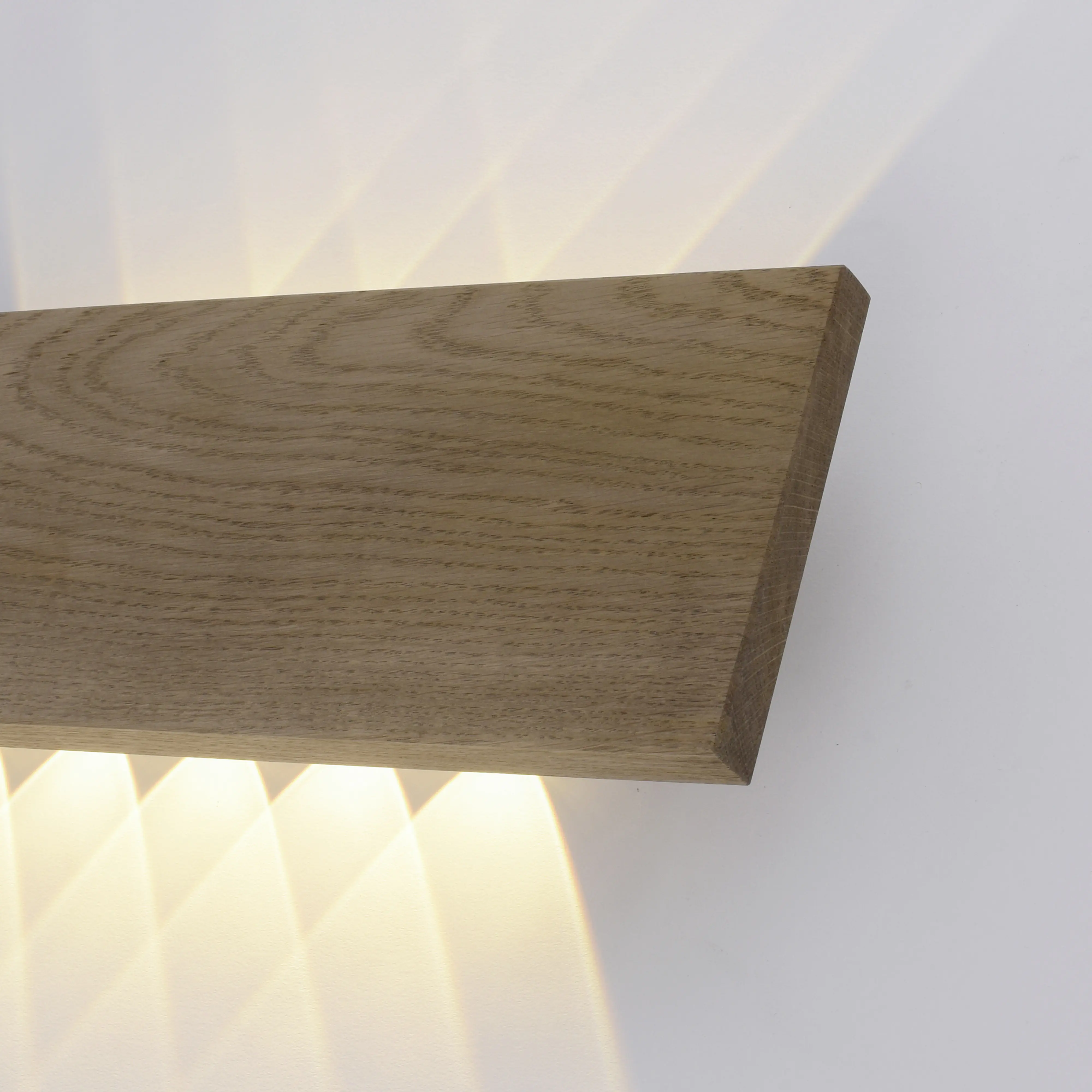 Paul Neuhaus LED Wandleuchte Palma holz 45 x 14 cm Up & Down warmweiß