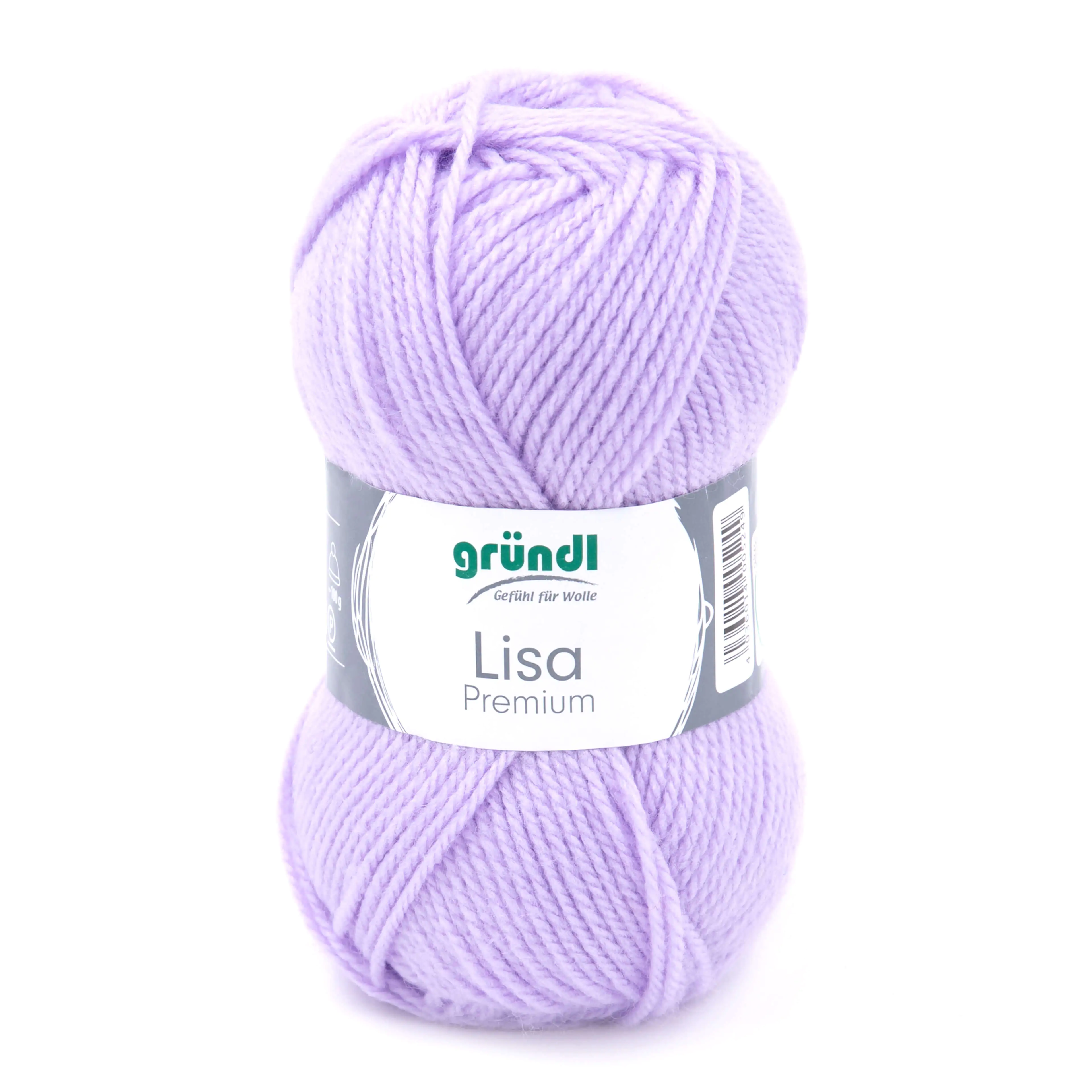 Gründl Wolle Lisa Premium uni 50 g flieder