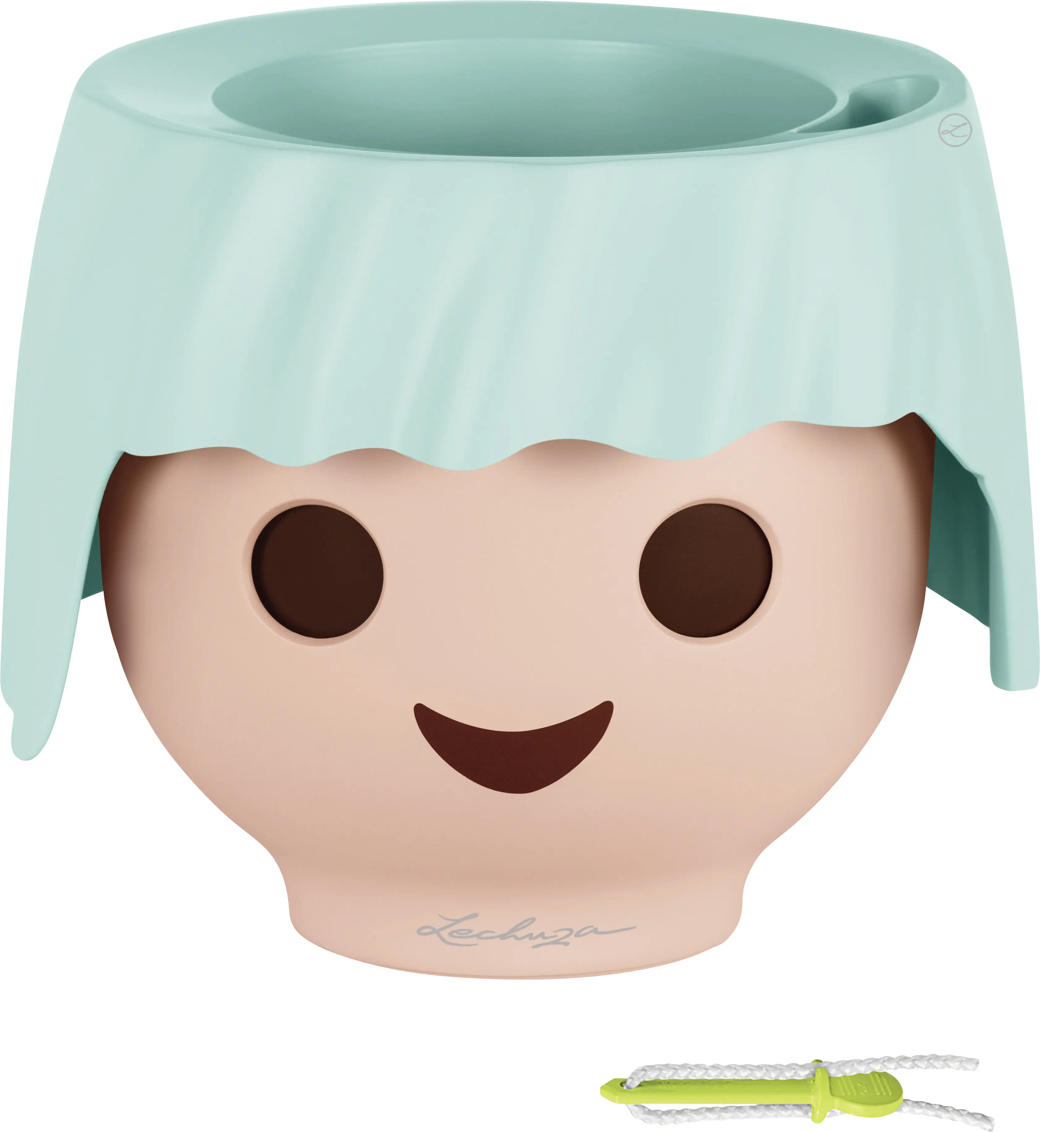 Lechuza Blumentopf Playmobil® OJO Ø 21 cm aquamarine