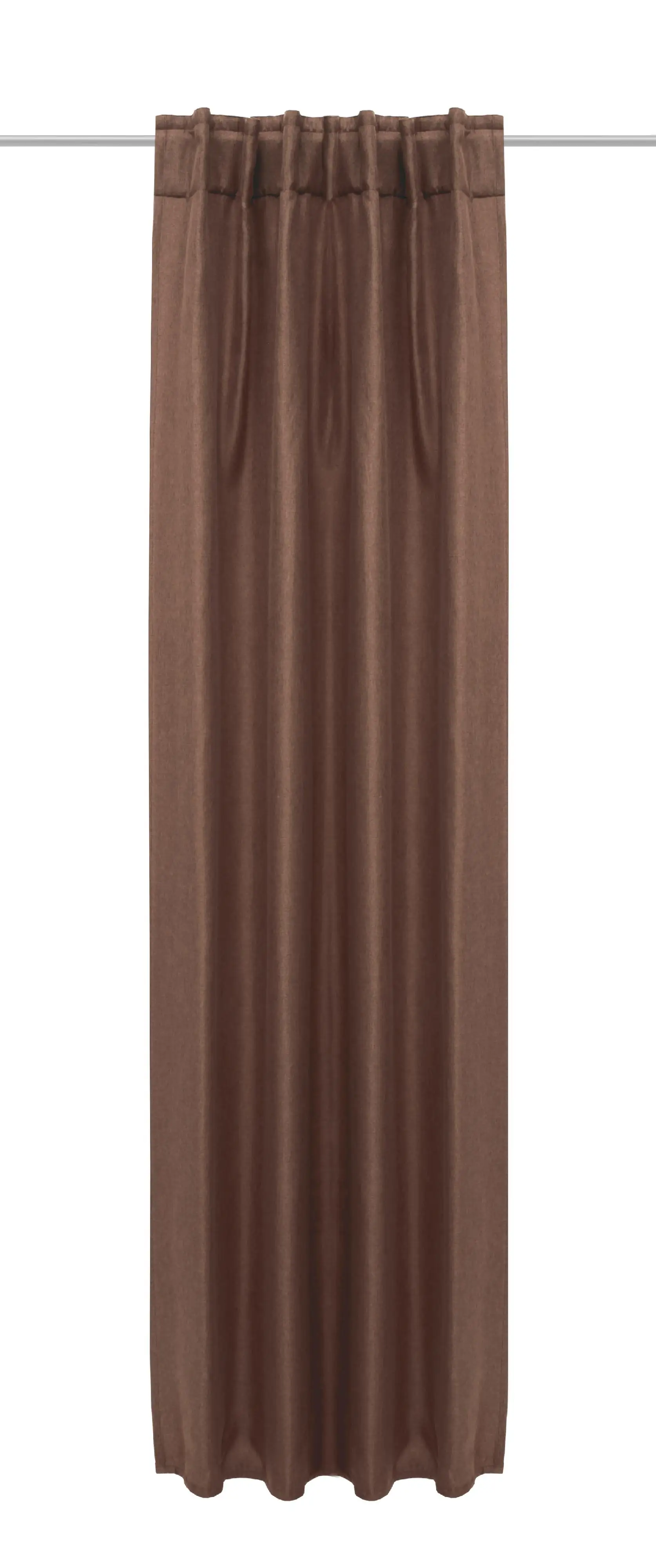 Neusser Collection Verdunklungsschal Dimout Sibille schoko, 135 x 245 cm
