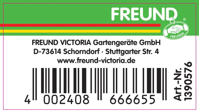 Freund Victoria Holzrechen 47,5 cm Arbeitsbreite