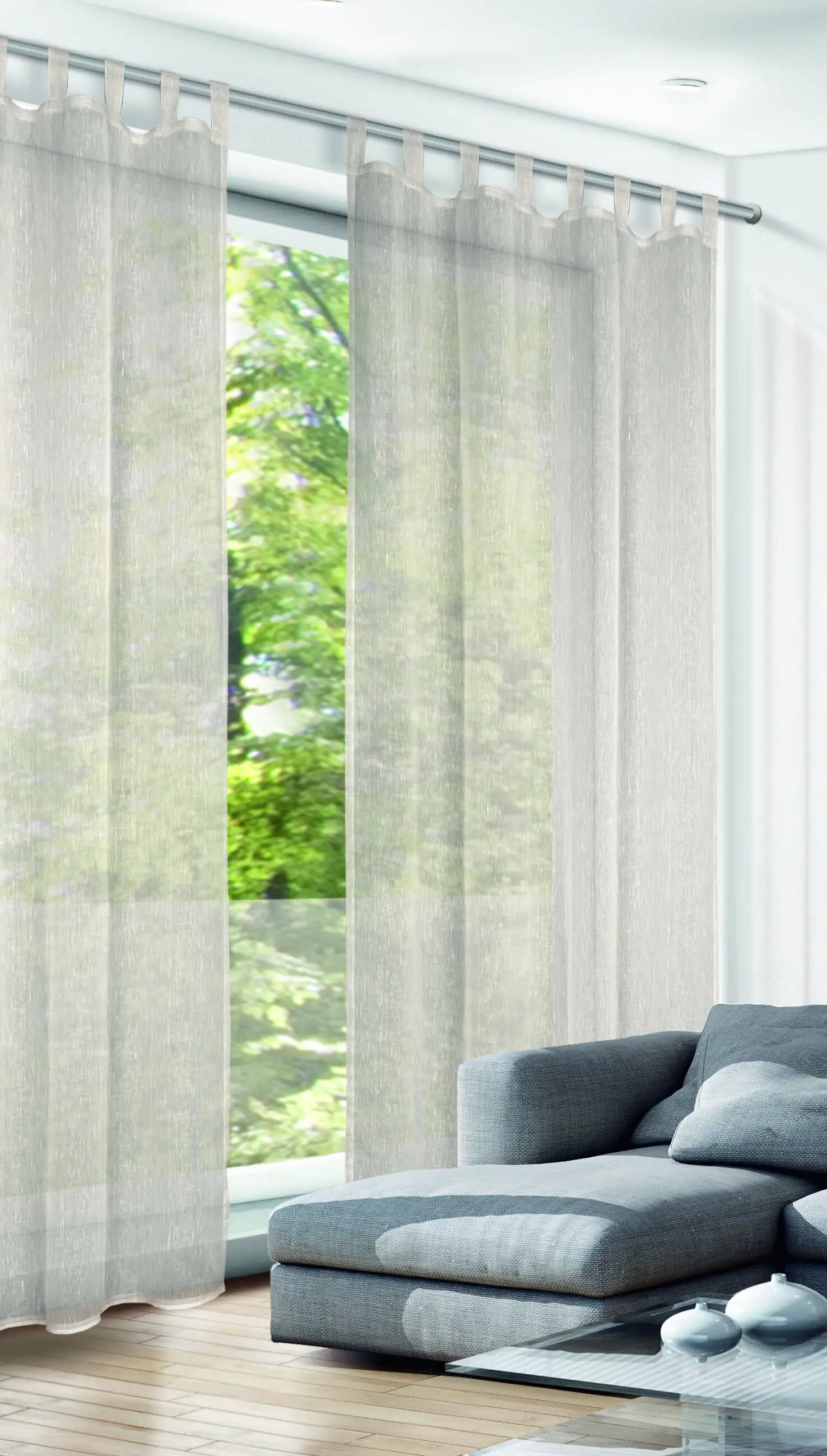 Neusser Collection Schlaufenschal Hilda leinen, 135 x 245 cm