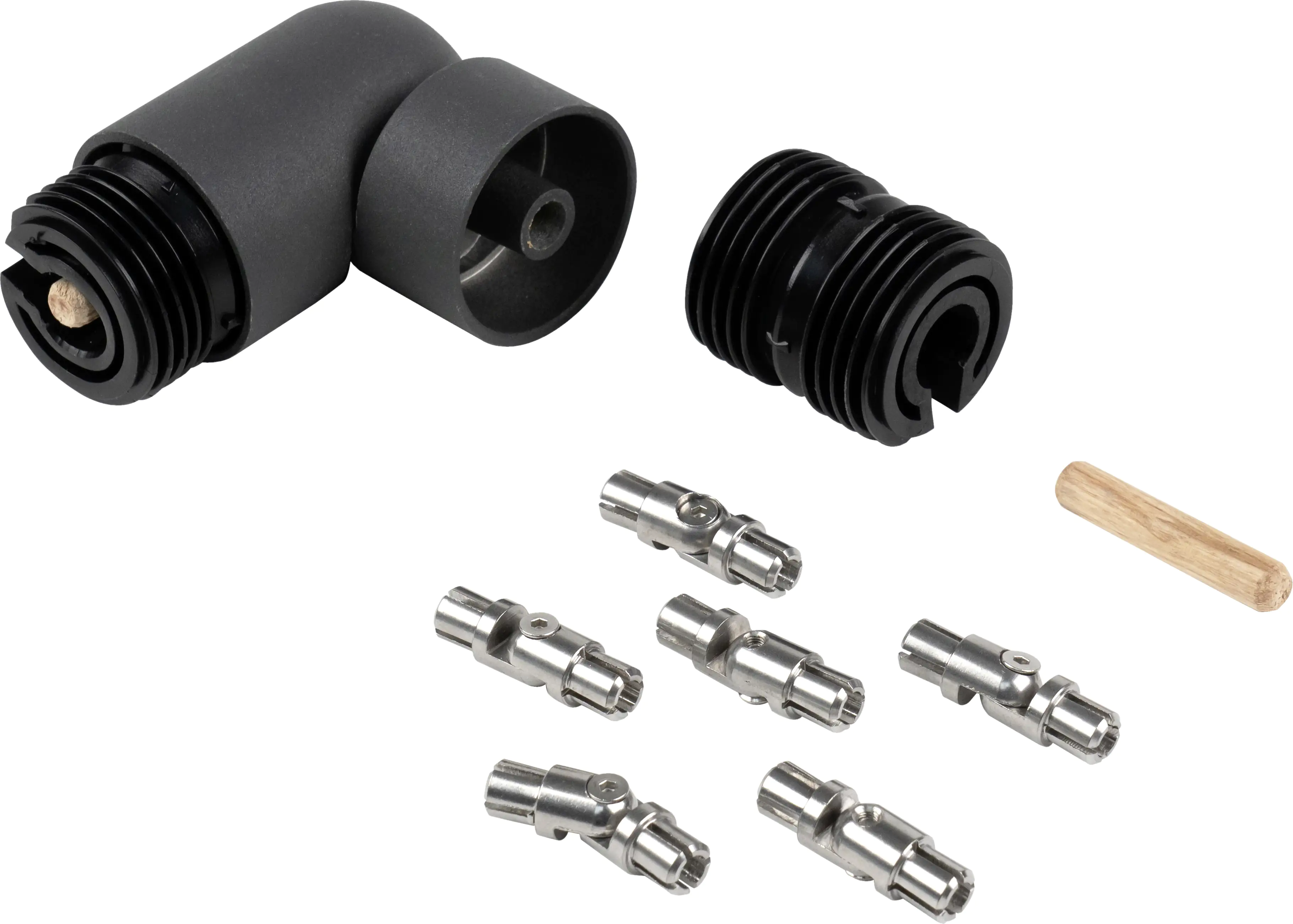 Dolle Eckverbindungsset für Geländerset anthrazit