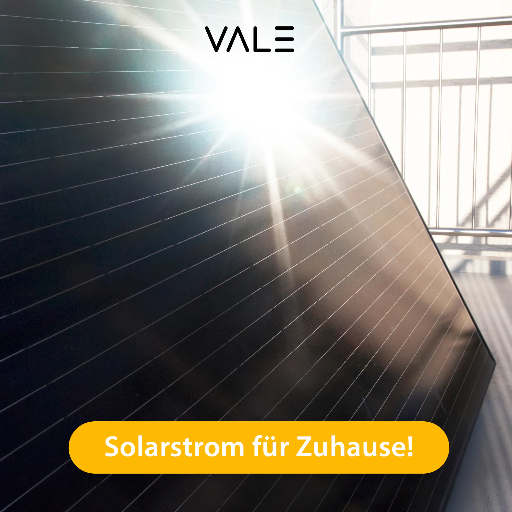 Vale Balkonkraftwerk AIO 830Wp inklusive Halterung