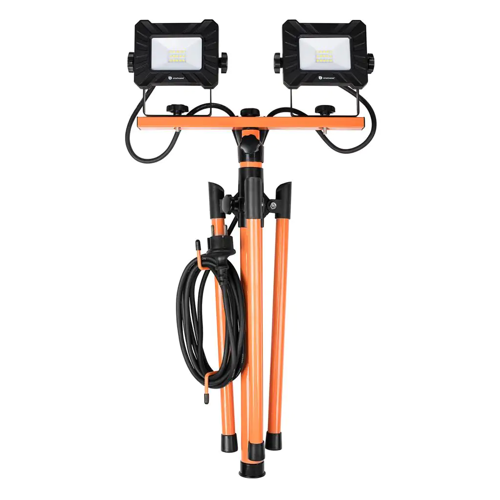 Smartwares LED Arbeitsleuchte auf Stativ 2x10 W, 1500 lm, Kabel 1,8 m