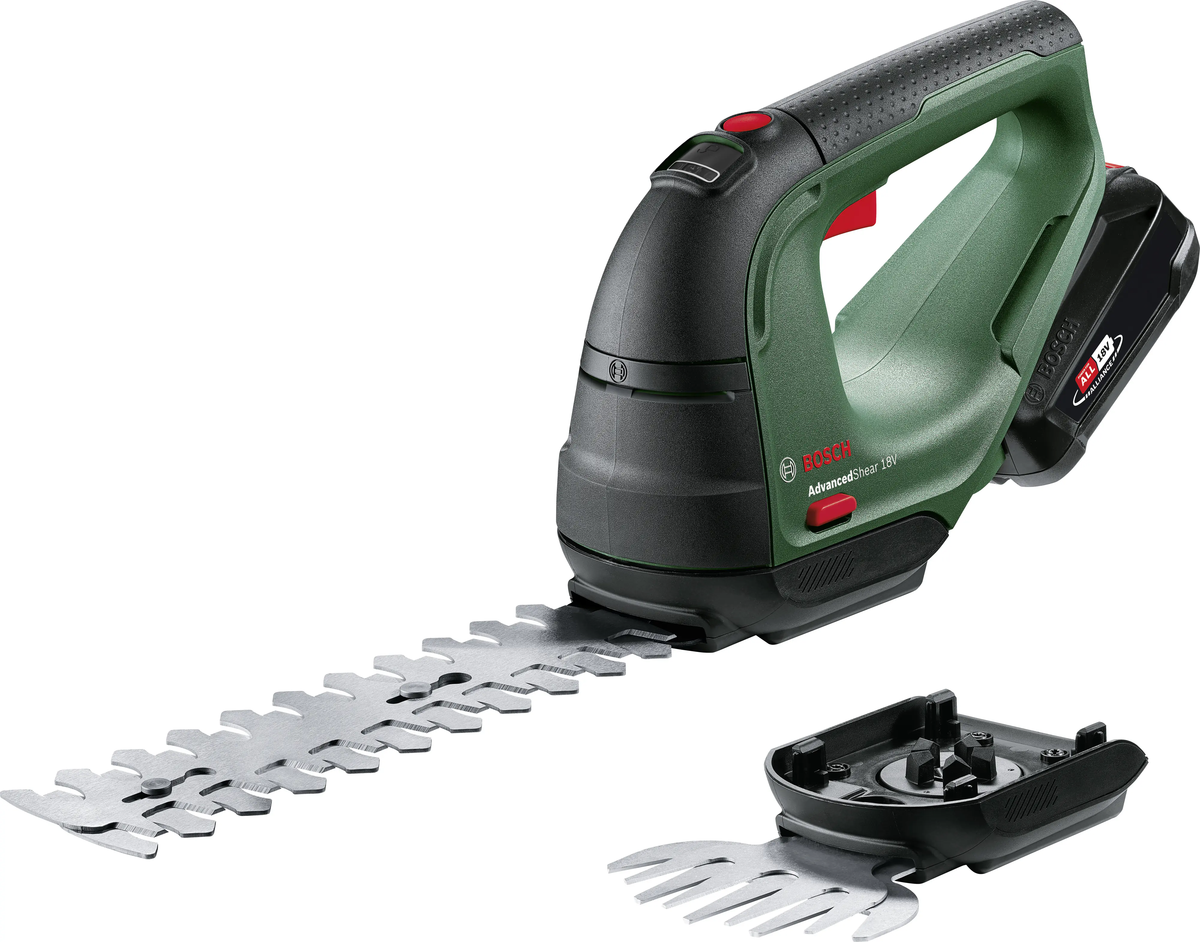 Bosch Akku-Strauch- und Grasscheren-Set AdvancedShear 18V-10 18 V, 2,0 Ah