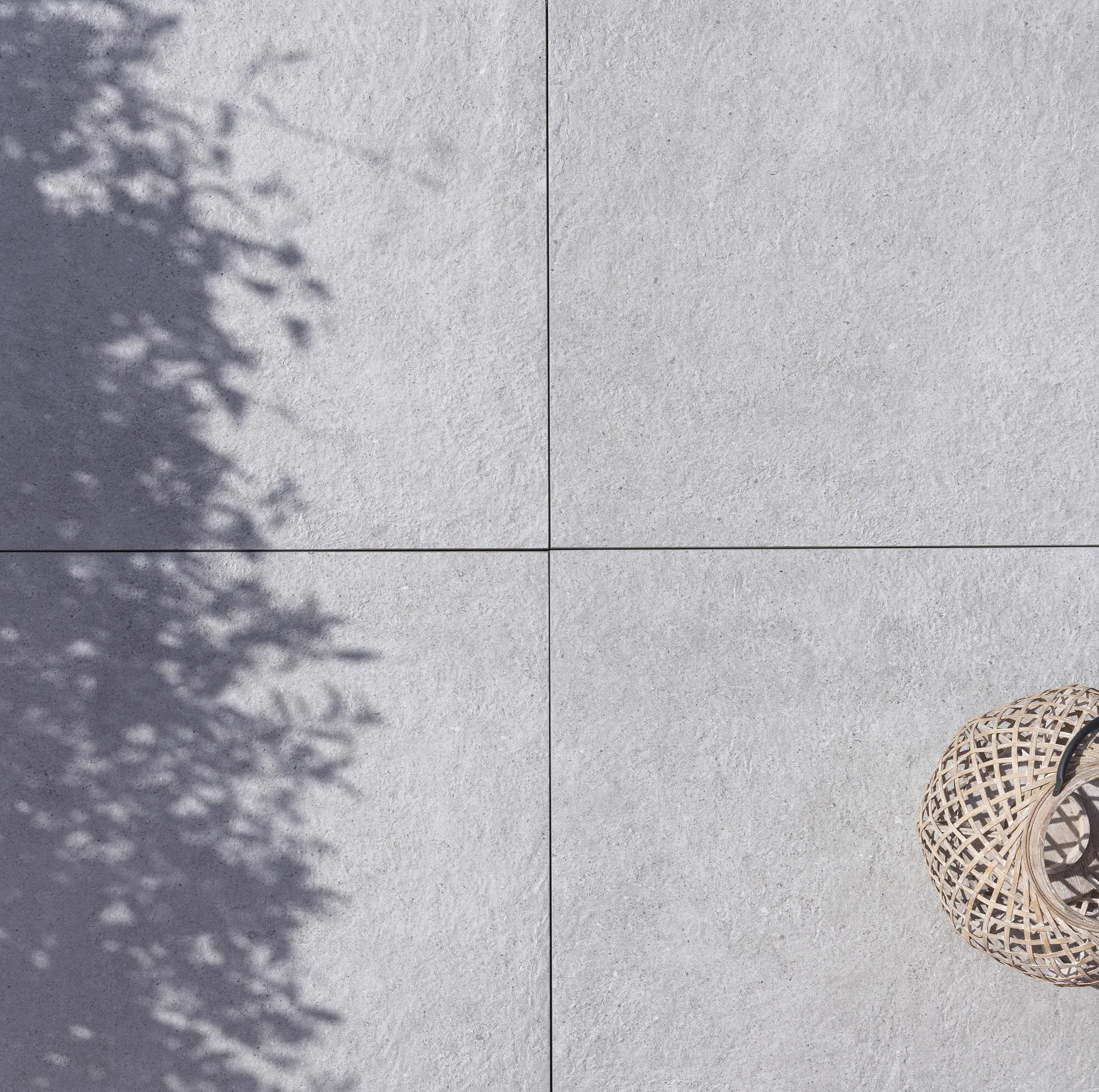 Terrassenplatte Feinsteinzeug Malmo Silver 60 x 60 cm silber Terrassenplatte Feinsteinzeug Malmo Silver 60 x 60 cm silber