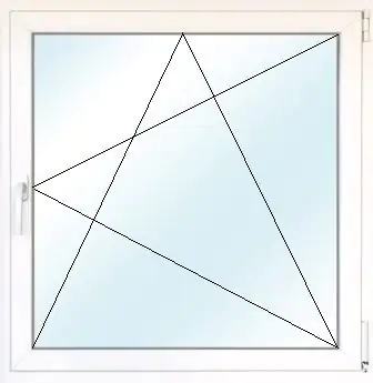 Meeth Fenster 120 x 120 cm DIN rechts 1 flügelig Dreh-Kipp weiß Meeth Fenster 120 x 120 cm DIN rechts 1 flügelig Dreh-Kipp weiß