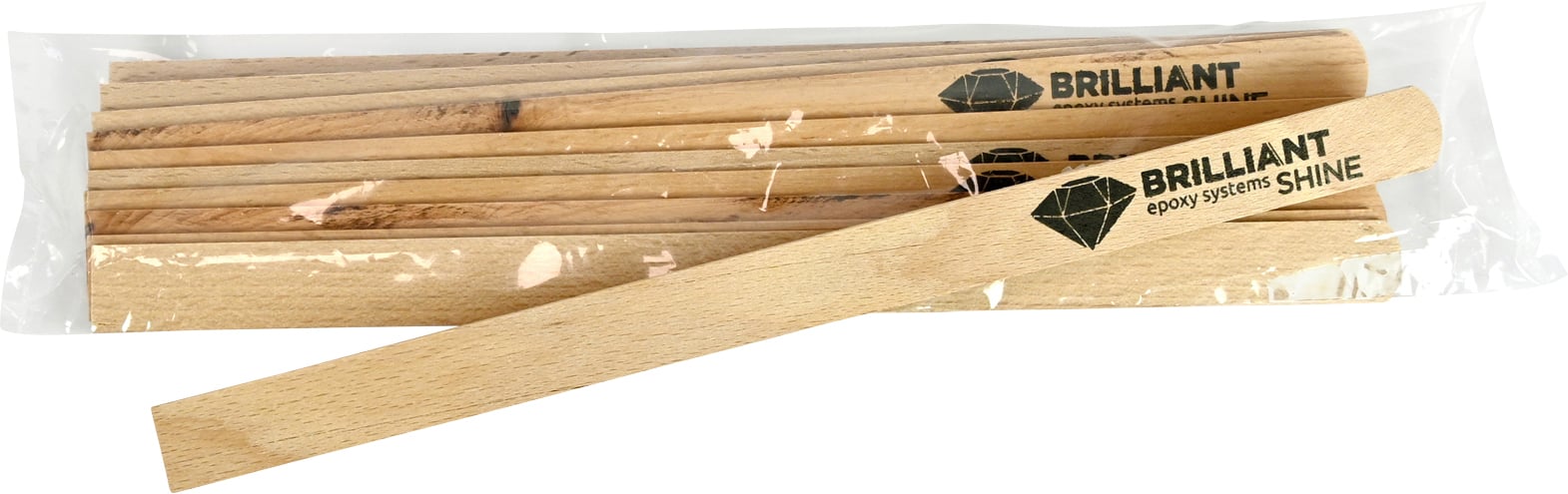 Rührstäbe Holz stabile Ausführung 30 cm lang 10 Stück