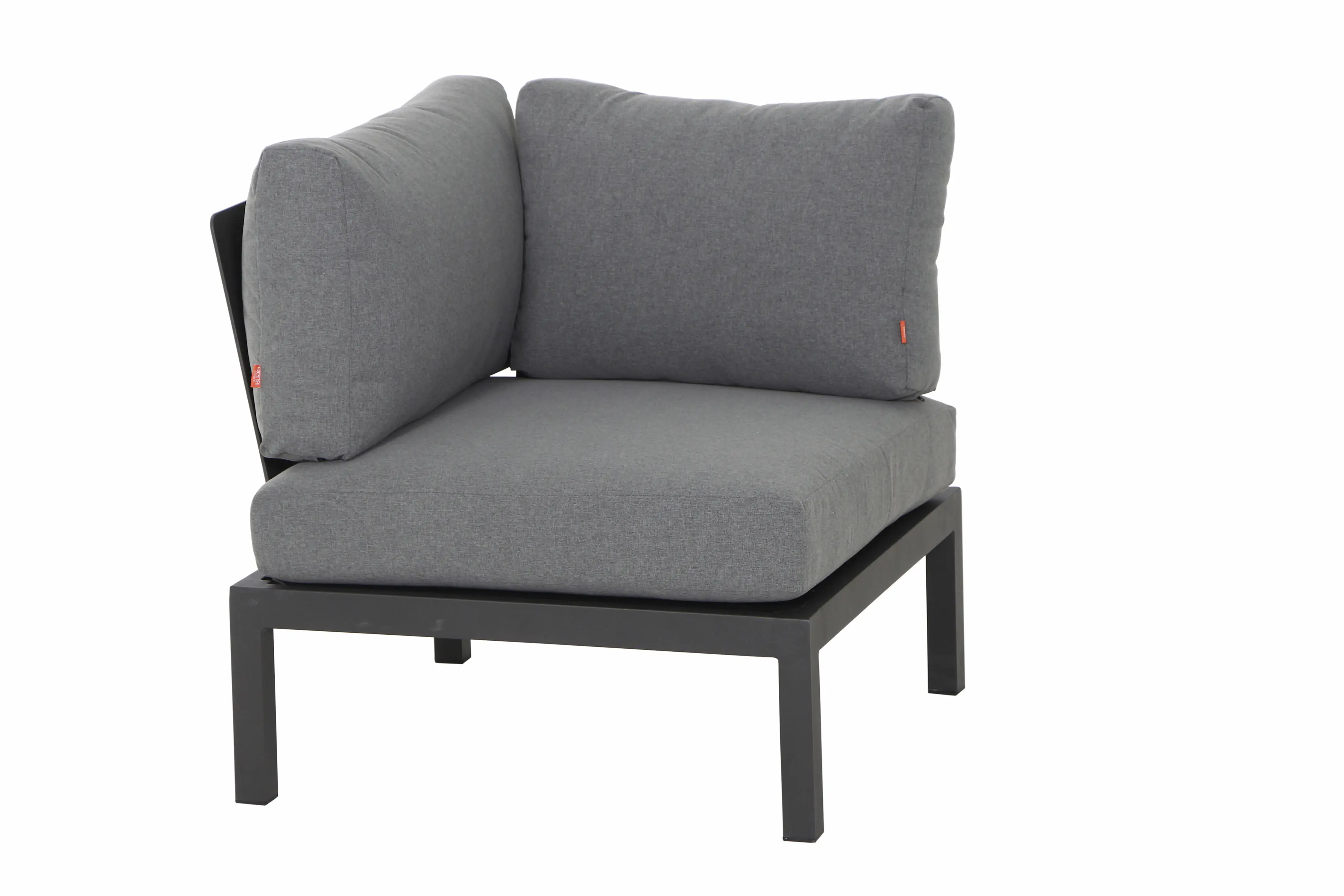 Siena Garden Gartenmöbel-Set Alvida Aluminium/Holz inkl. Kissen 5-tlg.