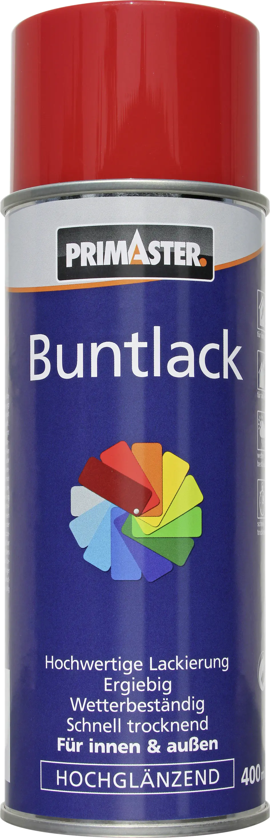Primaster Lackspray 400 ml feuerrot hochglänzend Primaster Lackspray 400 ml feuerrot hochglänzend