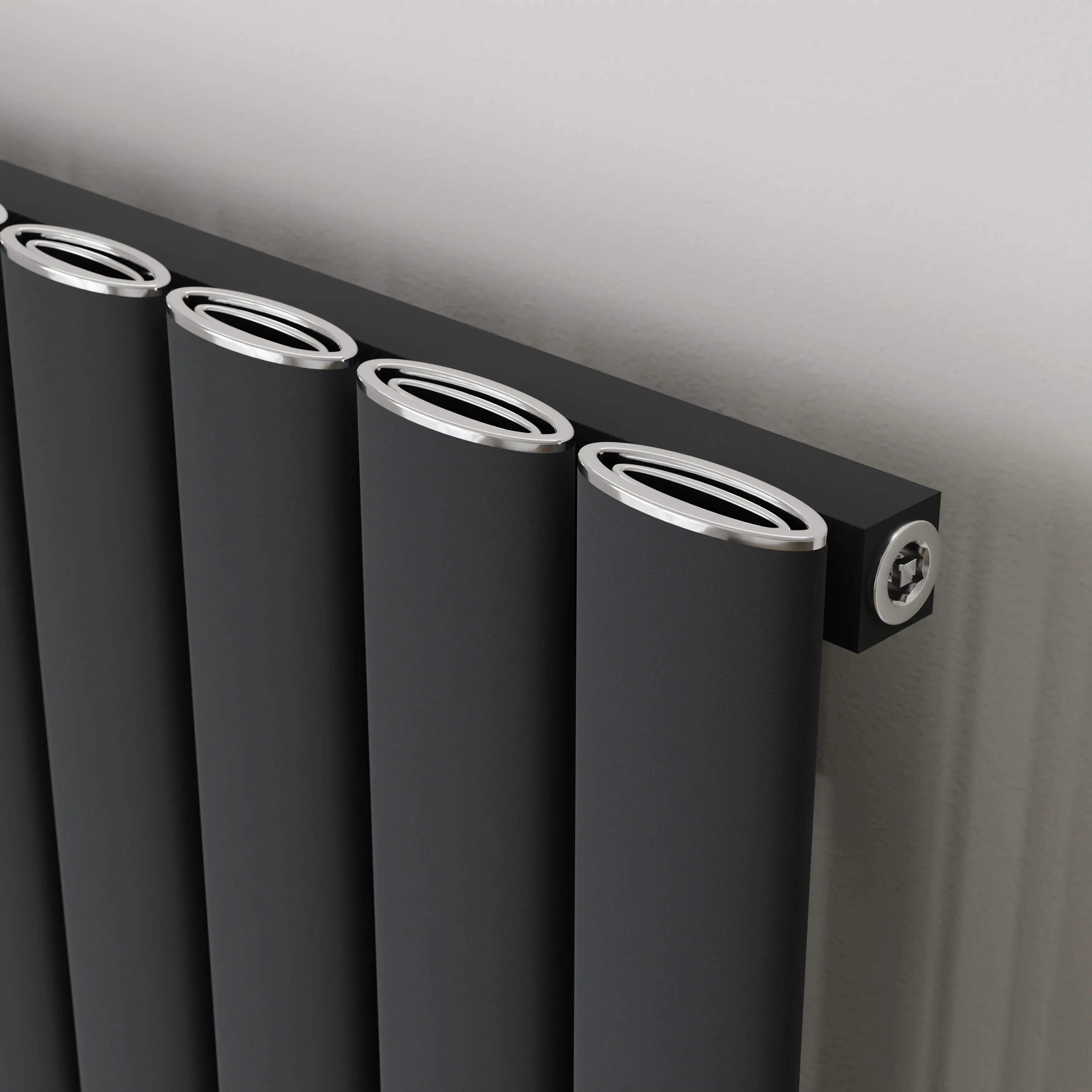 Ximax Design-Heizkörper Novus 180 x 55,5 cm 1303 Watt anthrazit Struktur