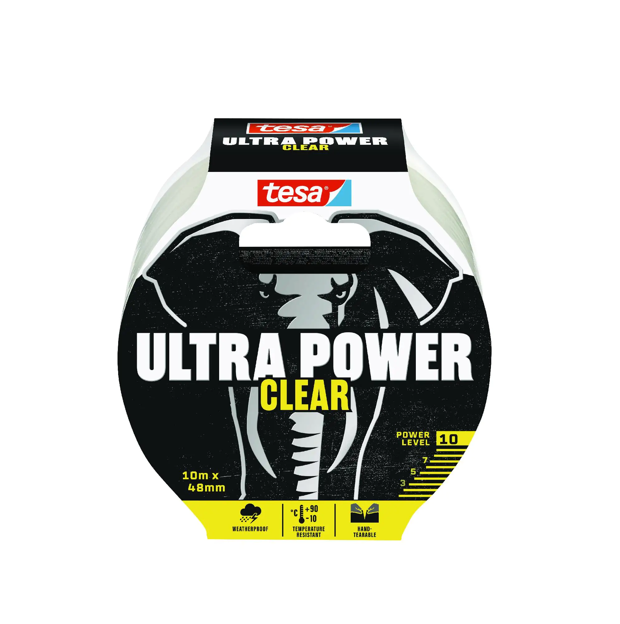 tesa Ultra Power Clear 10 m x 48 mm, transparent tesa Ultra Power Clear 10 m x 48 mm, transparent