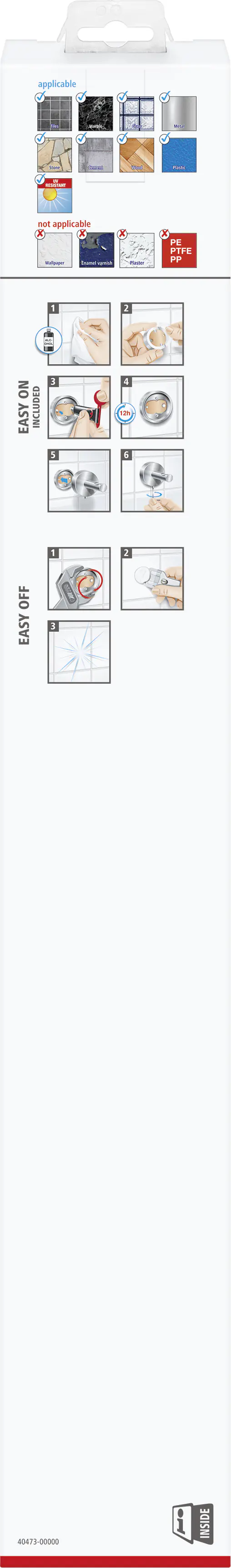 tesa Handtuchstange Exxcellent Zamak, chrom, rostfrei