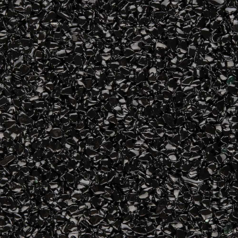 RAVELLO Steinteppich Boden Indoor Körnung Mittel Farbe schwarz 19 kg Set