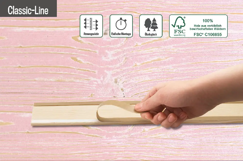 iWerk Holzpaneele zum Kleben 78 x 50 cm, 5 mm, Design rosewood