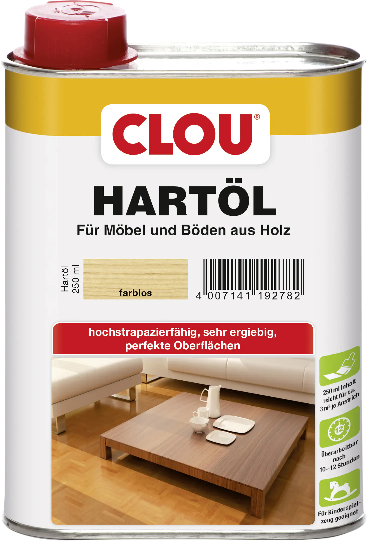 Clou Hartöl 250 ml farblos Clou Hartöl 250 ml farblos