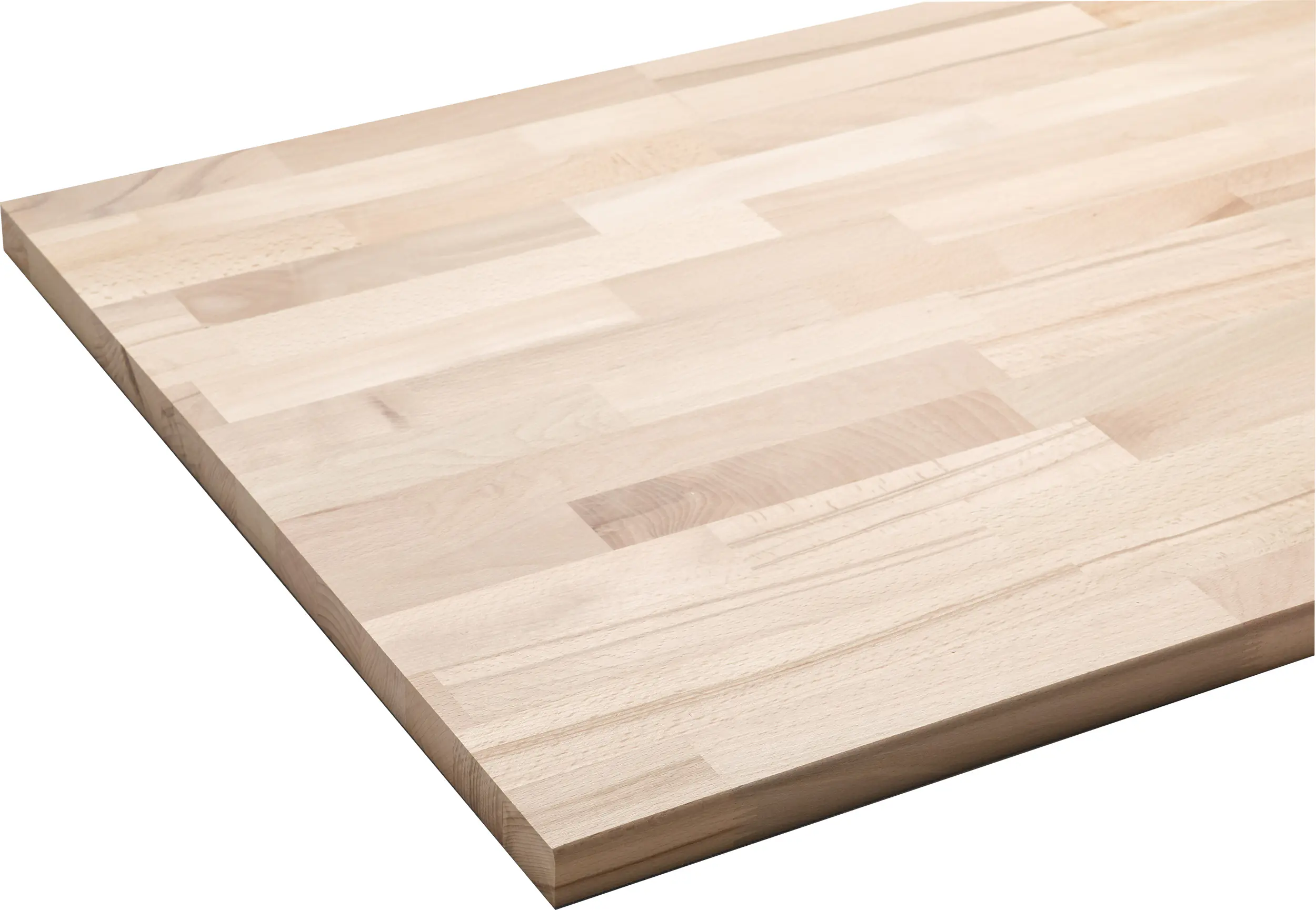 Arbeitsplatte Buche massiv 300 x 60 x 2,7 cm geschliffen