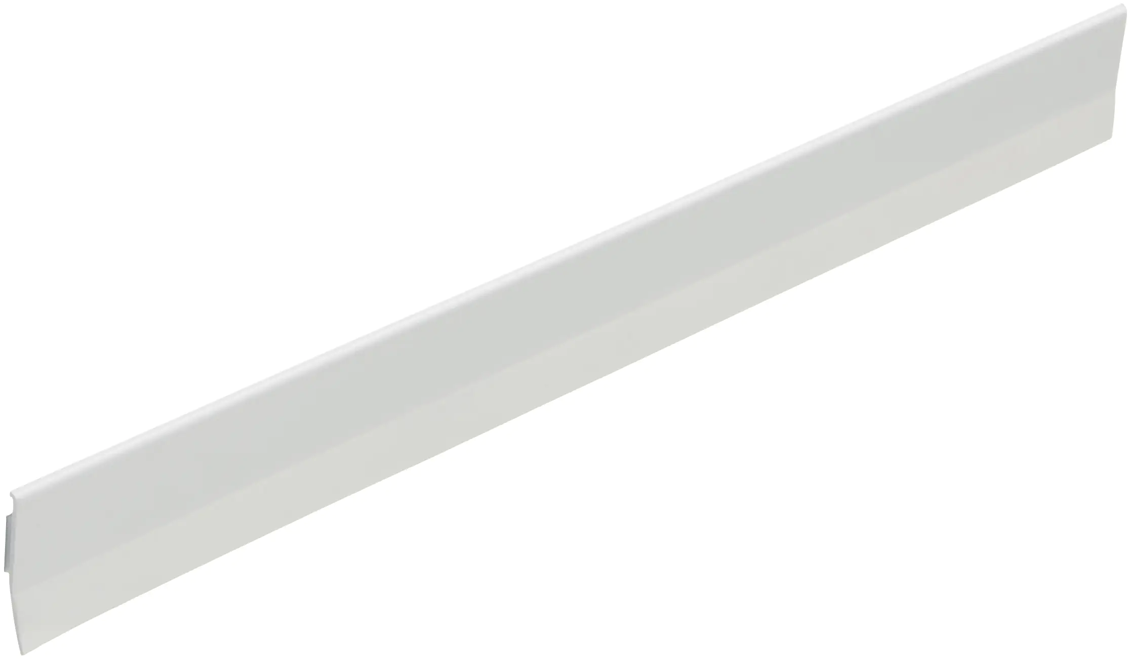 4260027233652_999002 Primo Abdeckleiste 140 cm 25 x 2,5 mm weiß mit Dichtlippe selbstklebend