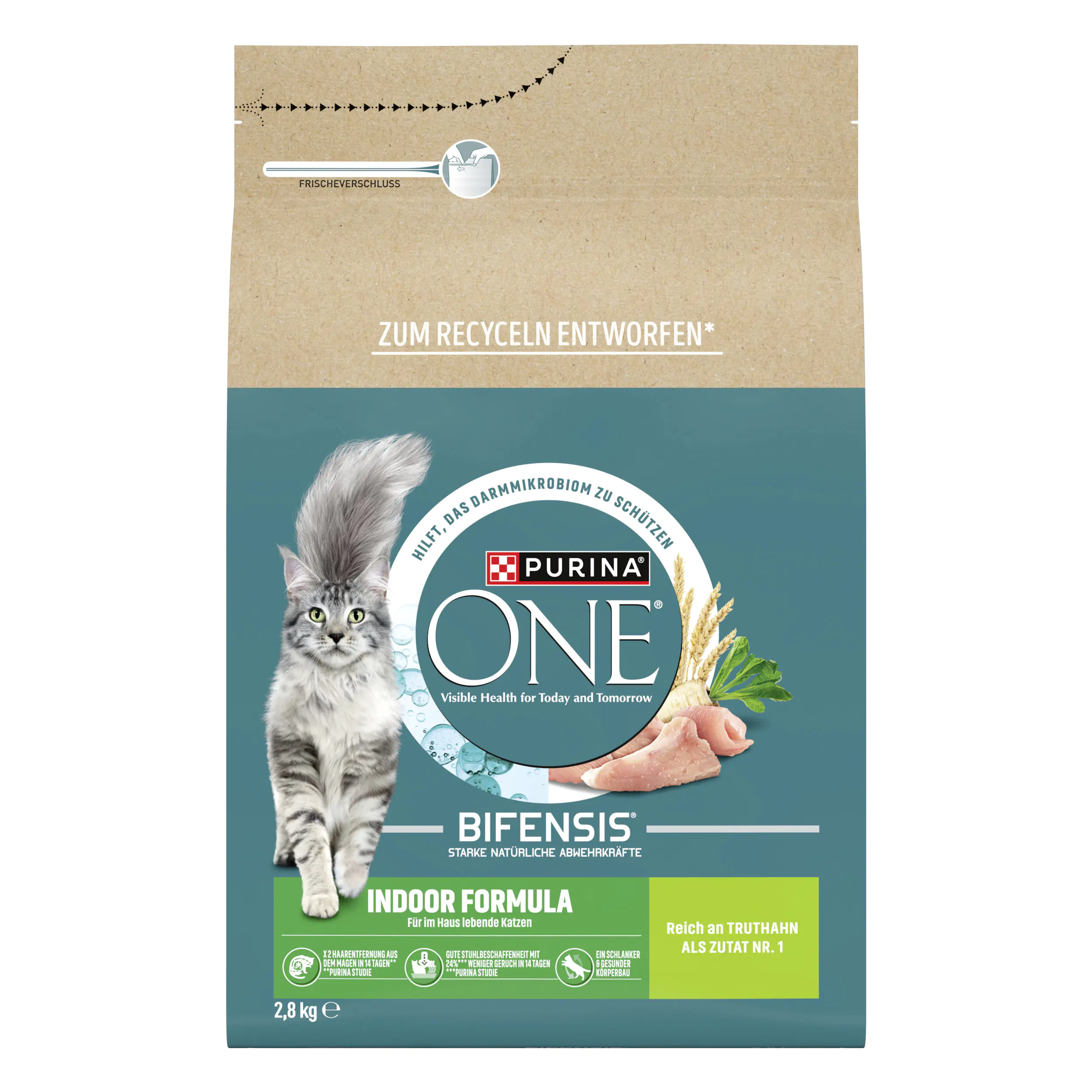 Purina One Katzenfutter Indoor Formula reich an Truthahn 2,8 kg Purina One Katzenfutter Indoor Formula reich an Truthahn 2,8 kg