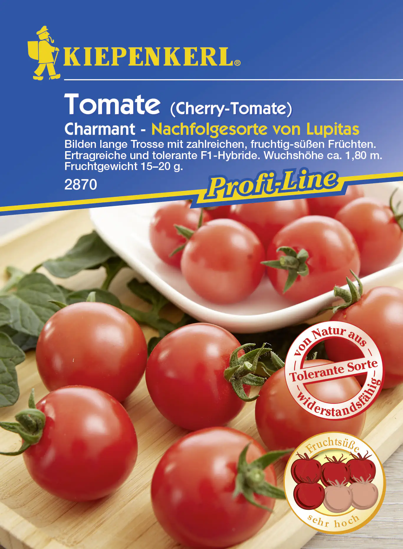 4000159178700 Kiepenkerl Cherry-Tomate Charmant F1 - 11 Korn