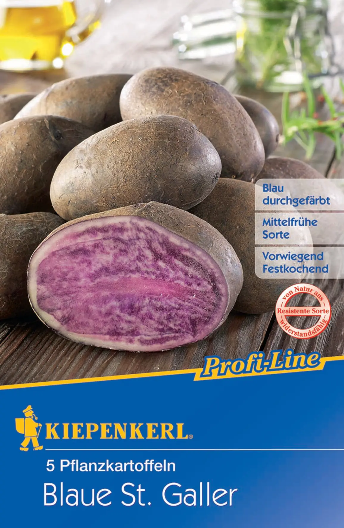 Kiepenkerl Pflanzkartoffel Blaue St. Galler 5 Stück Kiepenkerl Pflanzkartoffel Blaue St. Galler 5 Stück