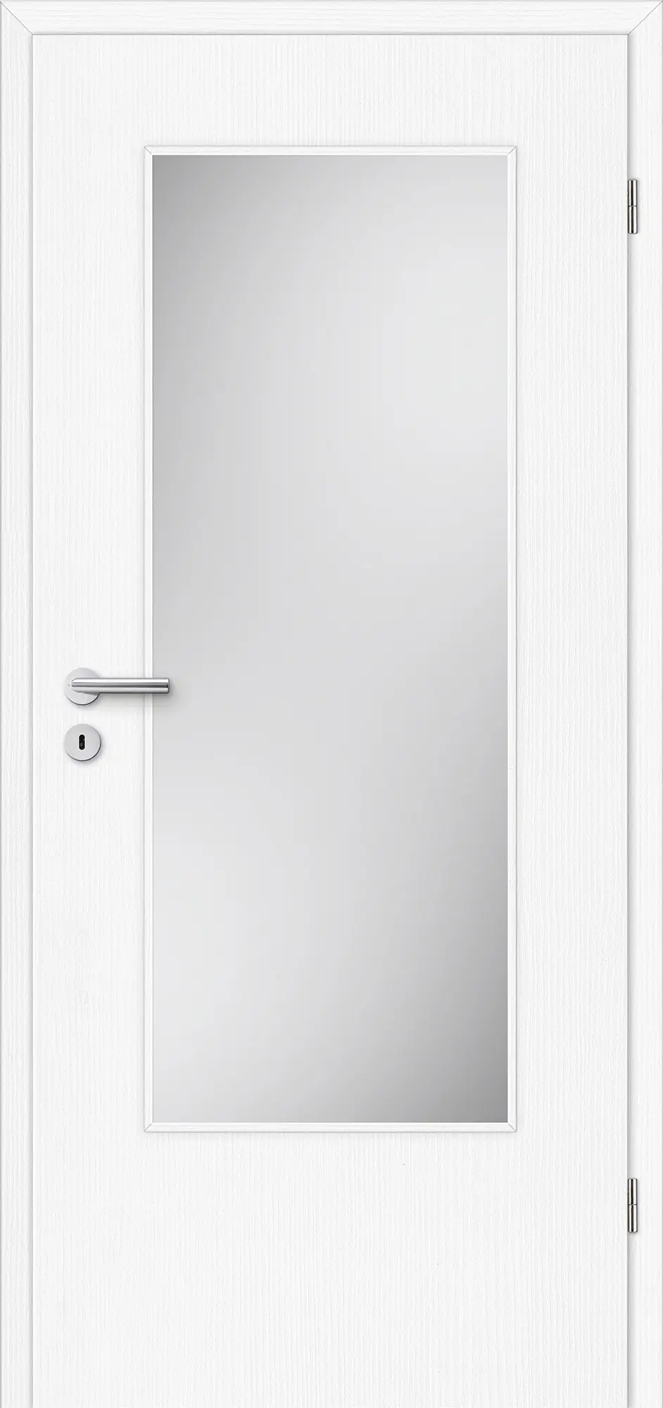 Borne Türblatt CPL Masera weiß aufrecht mit Lichtausschnitt G3 Röhrenspan