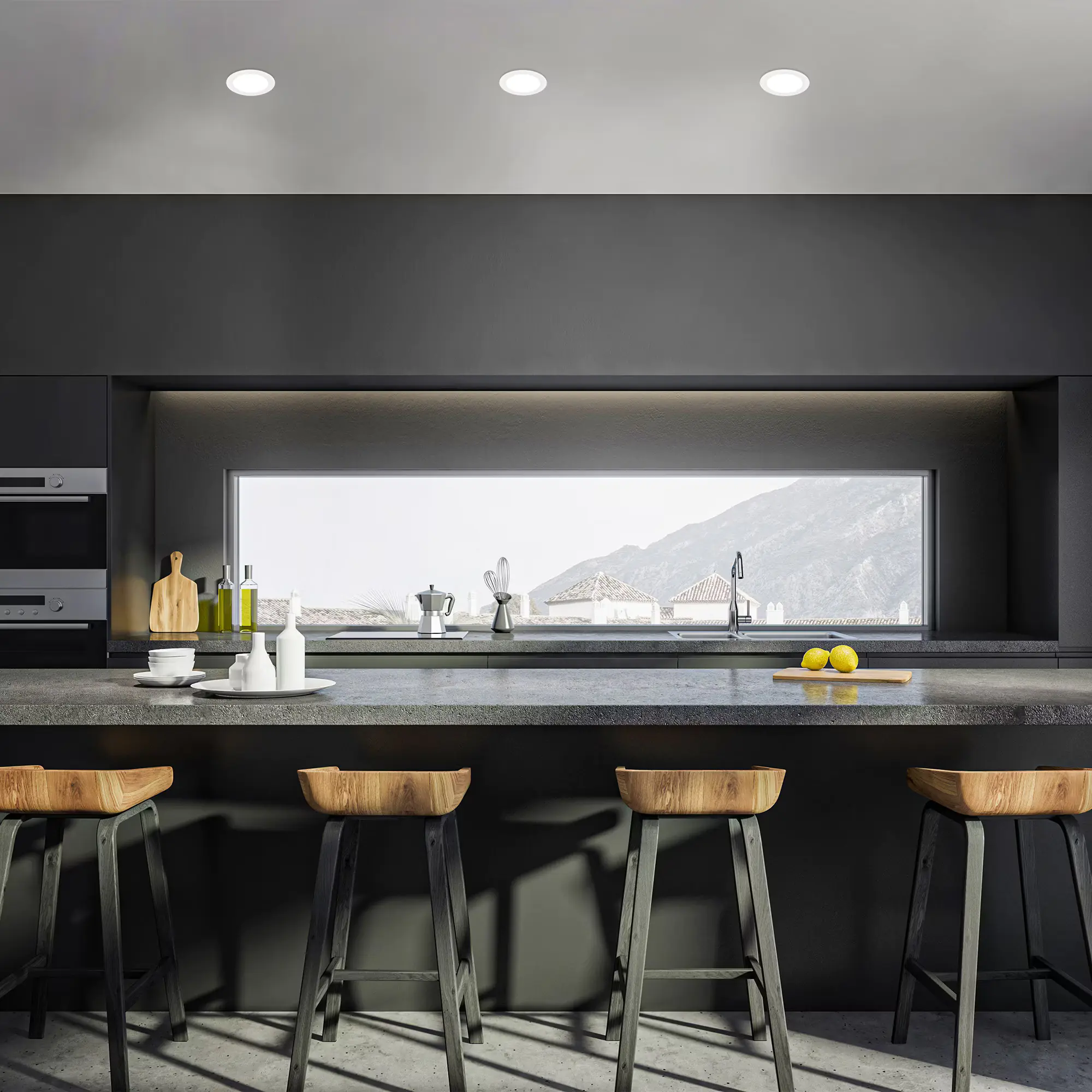 Briloner LED Einbauleuchte Ultraflat 12W 1200lm weiß