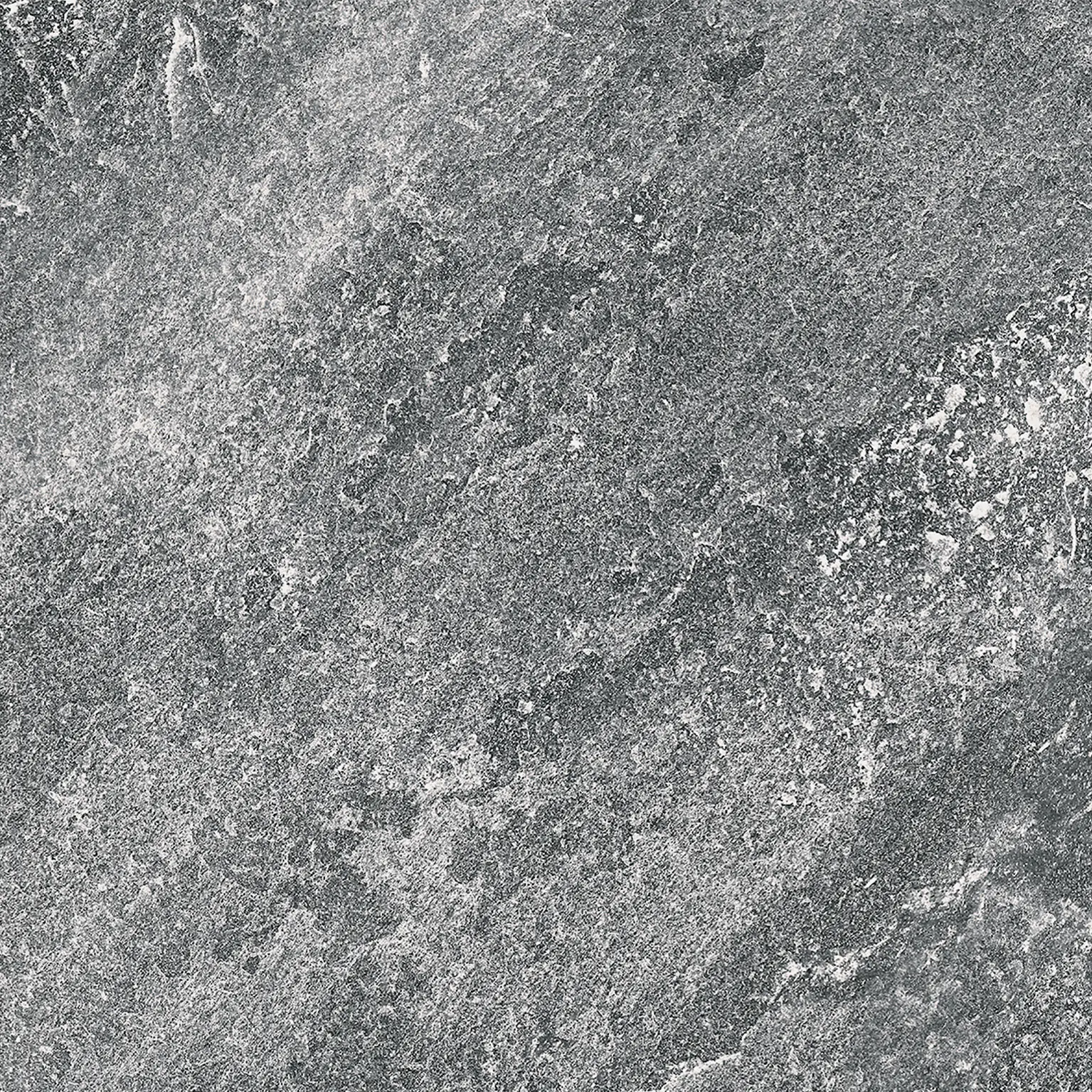 Terrassenplatte Feinsteinzeug Quarzo 60 x 60 x 2 cm anthrazit