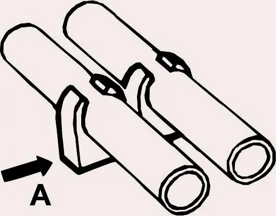 Cornat Rohr-Clip doppelt für 18 mm Ø - Rohre