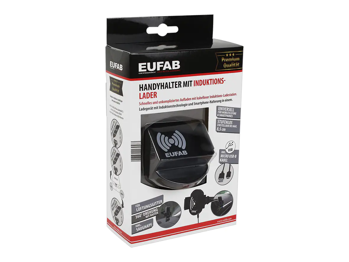 4017681164583_8 EUFAB Induktions-Lader mit Handyhalter