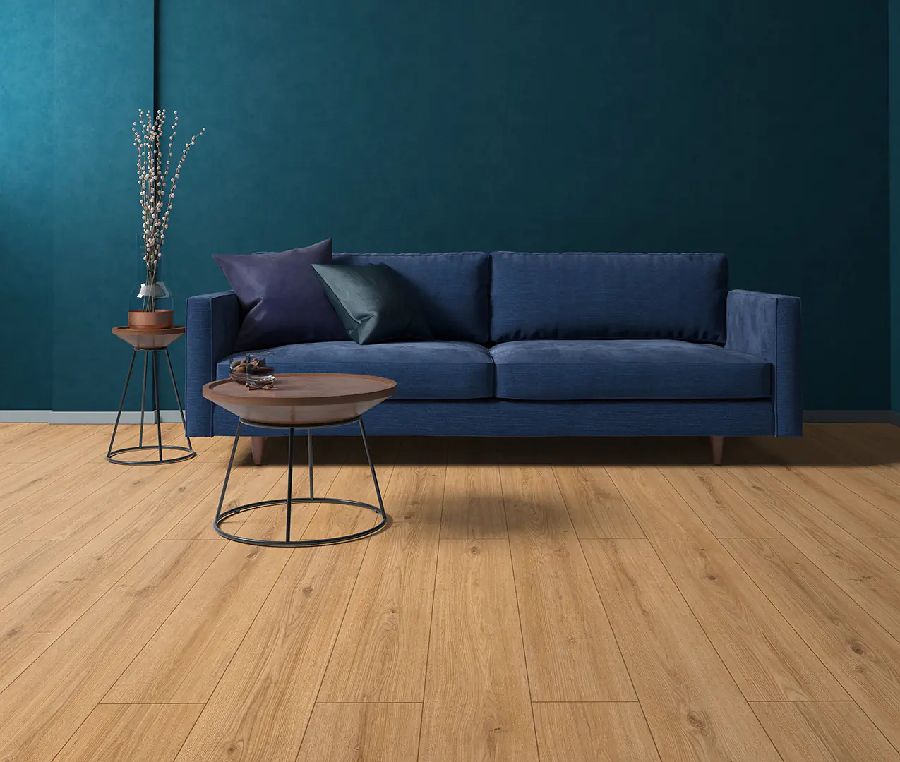 Classen Designboden HydroClick 128,5 x 19,2 cm 9 mm Honigeiche 