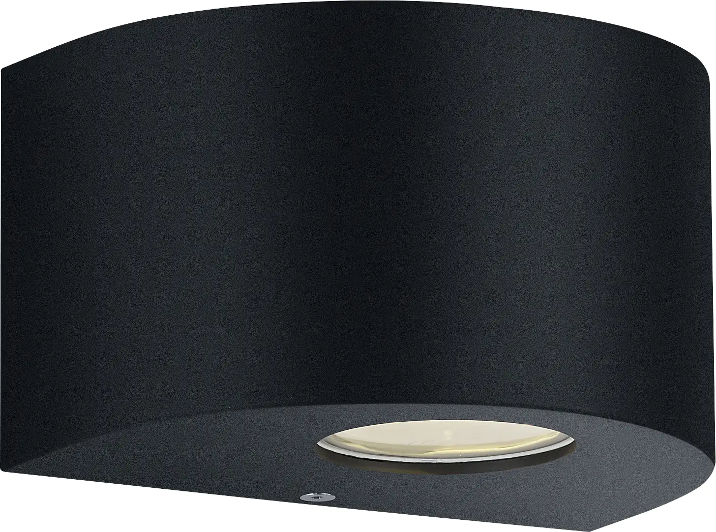 Reality Leuchten LED Außen-Wandleuchte Rosario schwarz matt Up- & Downlight