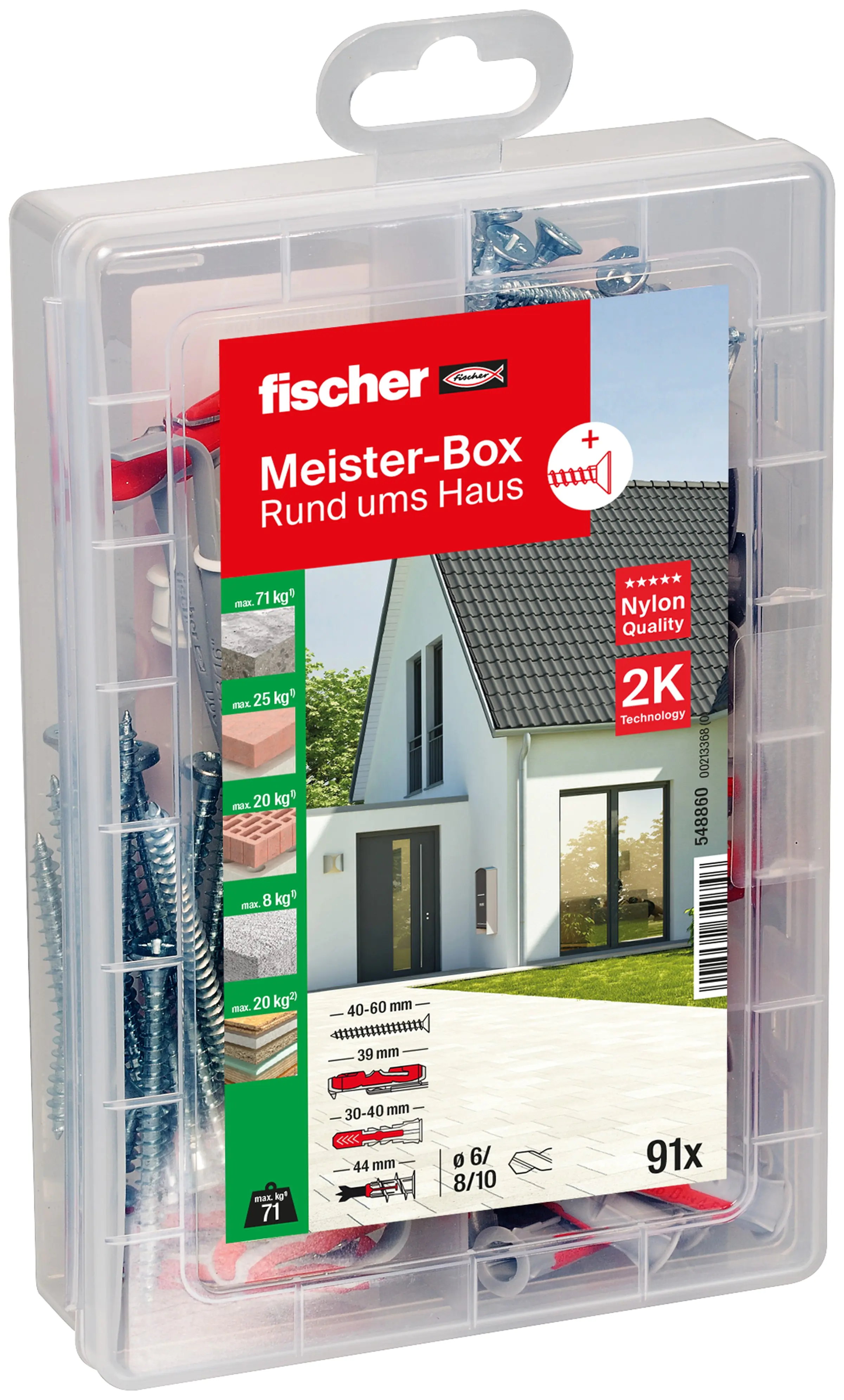 Fischer Meister-Box DuoLine - 91 Stück Fischer Meister-Box DuoLine - 91 Stück